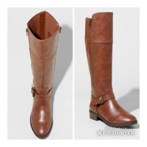 Brown Tall Riding Boots